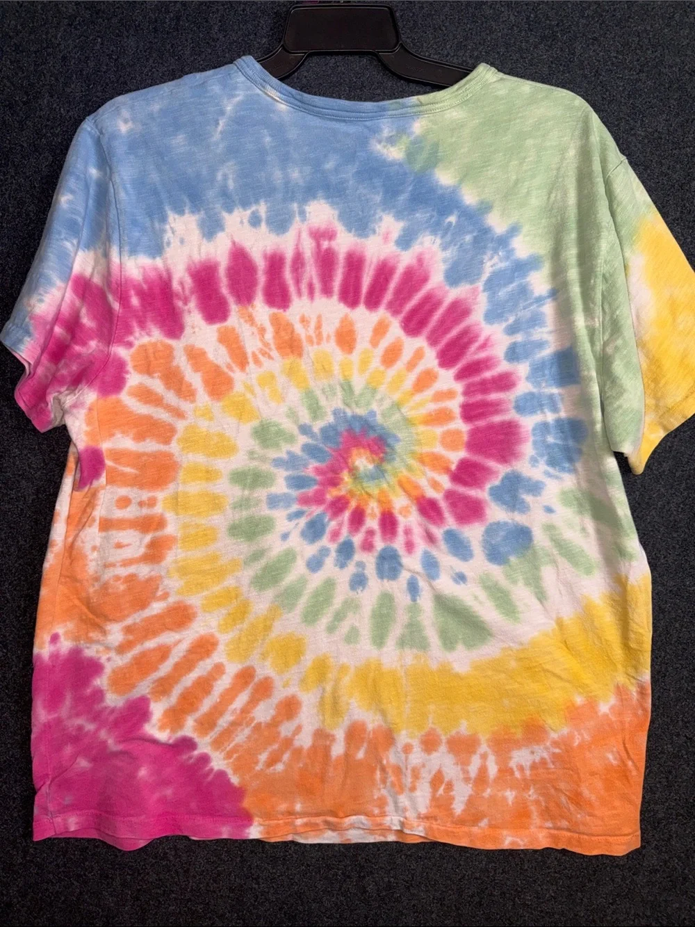 J. Crew Women's Multicolor Tie-Dye Short Sleeve Pocket Tee